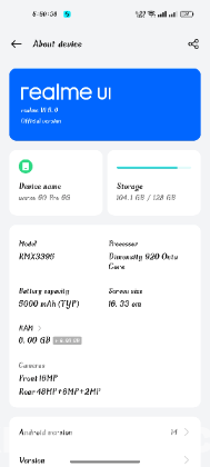 Realme Nazro 50 Pro 90Hz, 6GB+6GB RAM